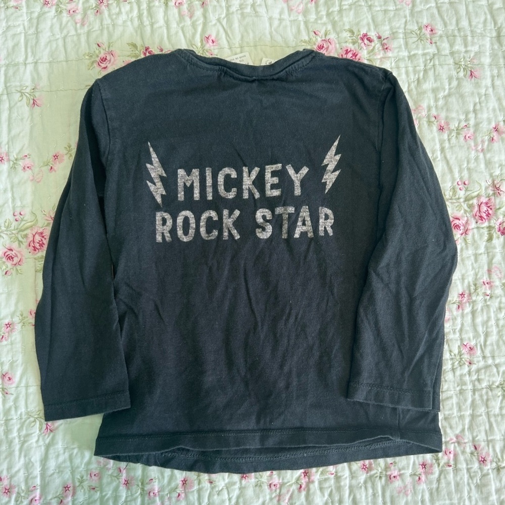 Zara Disney Mickey Mouse long Sleeve top size 18-24 months - Picture 5 of 5
